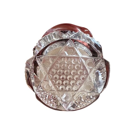 Antique 1902 Ruby Red Flashed Souvenir Cream Pitcher - Picture 6 of 7